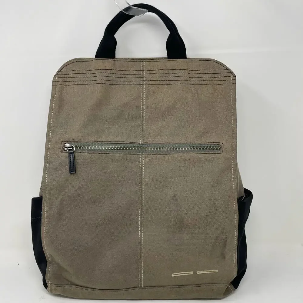 Malcolm Fontier Waxed Canvas Satchel Laptop Bag